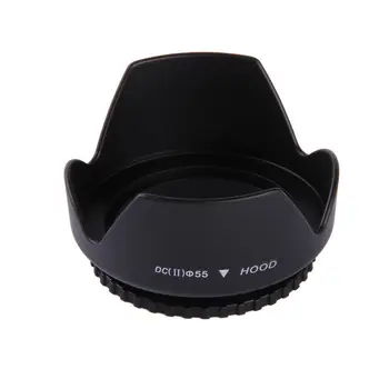 55mm UV CPL FLD ND 2 4 8 Filtru de Densitate Neutră Set Obiectiv + parasolar+Capac Pentru Nikon D7500 D5600 D3400 D750 cu AF-P Obiectiv 18-55mm