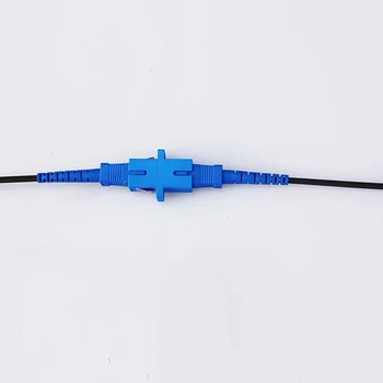 50pcs SC UPC simplex adaptor adaptor de fibra optica nu flanșă albastru ftth cuplare SM transport gratuit conector SC flangeless IL