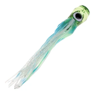Mare Joc Squid Fusta Caracatiță Pescuit Moale Trolling Atrage Momeală Artificială pentru Ton, Marlin Mahi Wahoo