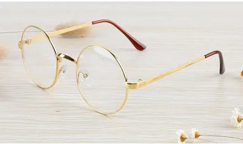 2020 Femei Ochelari De Aliaj Rotund Rama De Ochelari Retro Clar Optice Ochi Glasse Rame De Ochelari Pentru Barbati Femei
