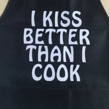 Sărut mai Bine Decât Gătesc Amuzant Sort Pentru Femei, Omul GRĂTAR Curățare, de Gătit Șorț de Bucătărie de Copt Cadou