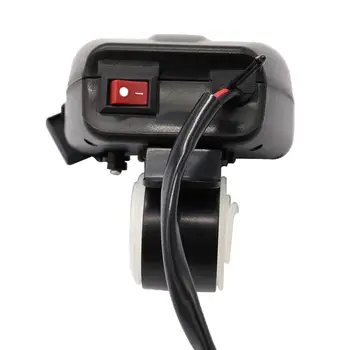 Motocicleta Motocicleta Dual USB Încărcător LED Digital Afișare Tensiune Termometru