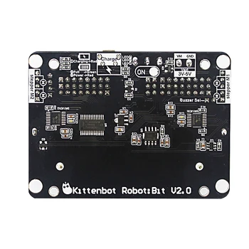 Micro:bit Kittenbot Robot:bit Extensia de Bord compatibil 18650 Baterie Litiu Expansiune Accesoriu pentru BBC Micro:bit