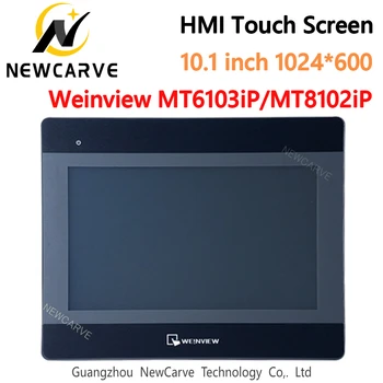 MT6103iP MT8102iP HMI Touch Screen de 10.1 inch 1024*600 USB Ethernet Înlocui MT6100i WEINVIEW/WEINTEK NEWCARVE
