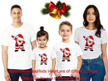 1buc Crăciun Fericit Familiei Potrivire T-shirt, Mami, Tata, Fiul, Fiica Meci Camasi Maneca Scurta Xmas Copii Haine Copii Fete