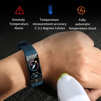 E66 Ceas Inteligent Bărbați Femei Temperatura Corpului ECG PPG Sport Impermeabil Bratara de Oxigen din Sange, Rata de Inima Smartwatch Pentru Android iOS