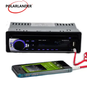 Polarlander 1din radio auto Autoradio Auto Bluetooth Stereo, Radio FM Aux de Intrare Receptor SD USB 12V In bord, MP3 Player Multimedia