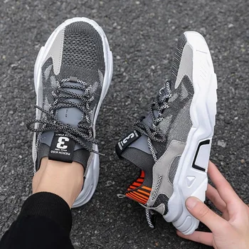 2020 Nou Plasă de Barbati Adidasi Casual Pantofi de Lac-up Pantofi pentru Bărbați Ușor, Confortabil Respirabil de Mers pe jos Adidași Zapatillas Hombre
