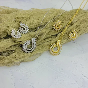 Moda clasic formă tub de cupru Zircon Pandantiv si Cercei Bijuterii Dubai nunta pentru femei bijuterii cadou S1321