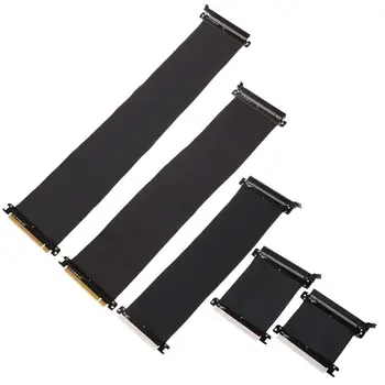 De mare Viteză PC plăci Grafice PCI Express 3.0 16x Flexibil Cablu Conector Riser Card de Extensie Port Adaptor pentru GPU cu antijam