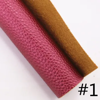 30*136cm Rola de Perle de culoare Roșu Închis Lychee Faux Artificial Sintetic Material Piele Pentru Sac de Cercei DIY Honghuxing CN281
