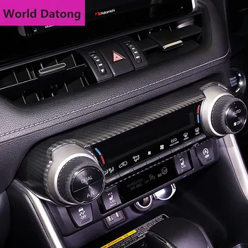 Interior Consola de Bord cu Aer Control Comutator Buton Capac Ornamental 1buc pentru Toyota RAV4 5 2019-2020
