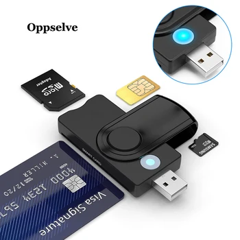 USB 3.0 2.0 Smart Card Reader Micro SD/TF memorie ID-ul Băncii EMV Electronice DNIE Dni Cetățean Sim Cloner Conector Adaptor Cardreader