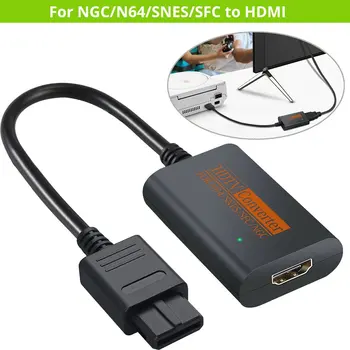 Pentru Dreamcast Convertor HDMI Cablu HDMI pentru N64 / GameCube / Consola SNES, Plug and Play Convertor HDMI Adaptor