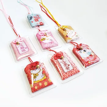 Japonia Tradițională Amuletă Talisman Churinga Periapt Maneki Neko Cat Noroc Grăsime Plutus Cat Breloc Femei Mașină Sac Pendent Breloc
