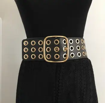 Moda Clasic de Metal cataramă de pin Doamnelor curea largă Femei 2018 design de înaltă calitate femei casual din piele curele accesorii vestimentare