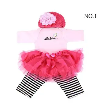50-55 cm Baby Renăscut Haine Papusa Rochie Costum pentru 20-22 inch Pentru Fete Silicon Păpuși Reborn Bebelusi Haine Papusa Decor
