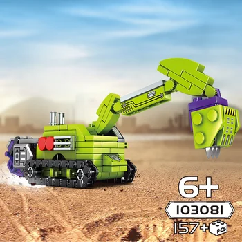 Robot STEM Jucărie Inginerie Blocuri de Construcție Cărămizi de Jucărie Kit pentru Baieti Compatibil cu LegoINGlys masini de Constructii
