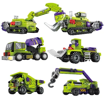 Robot STEM Jucărie Inginerie Blocuri de Construcție Cărămizi de Jucărie Kit pentru Baieti Compatibil cu LegoINGlys masini de Constructii