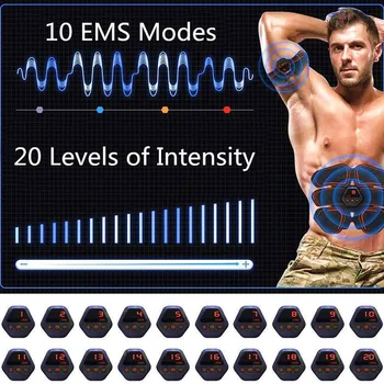 Bun EMS Abdomen Stimulator Muscular Toner Abdominale Tonifierea Centurii Antrenamente Portabil de Formare Biroul de Acasă Echipamente de Fitness