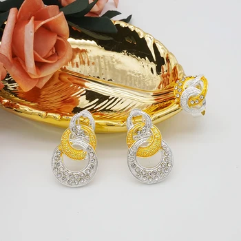 Africa de nunta de moda set de bijuterii aur seturi de bijuterii fine seturi de colier de femei bijuterii seturi de mireasa