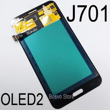 En-gros de 10 Buc / Lot pentru Samsung J7 neo J701 Ecran LCD display cu touch Digitizer asamblare