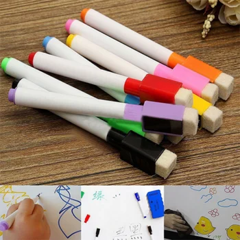De Vânzare la cald 1 Set 8 Culori Markere speciale cu Magnet Șterge Școală Papetărie de Birou escolar Scris Pixuri pizarra blanca