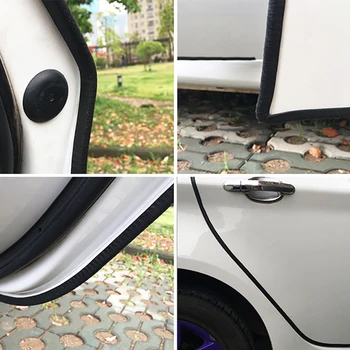 5M Auto Universal Door Edge Zero Protector Bandă de Etanșare Garda Tapiterie Auto Ușă Decor Protector Autocolante Accesorii