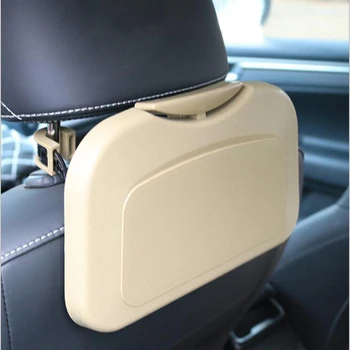 Pliabil masina băutură titularul mașină alimente suport pahare masina din spate scaunul de masa tava universal auto cutie de depozitare