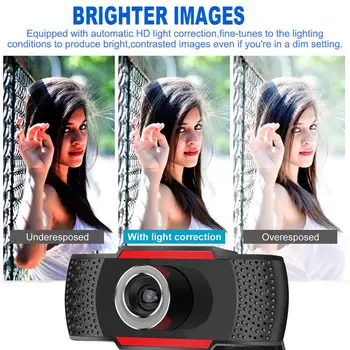 Noul Smart USB Reale 1080P Webcam aparat de Fotografiat Digital, Web Cam Cu Microfon Pentru Laptop Desktop Android TV Webcam se Potrivește Skype OS Windons