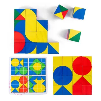 Trei-dimensional jigsaw spațiu de gândire jucărie 3-6 ani copilul vechi puzzle din lemn pentru copii jucărie de învățământ