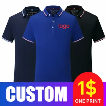 COCT casual de afaceri de înaltă calitate, cu mânecă scurtă LOGO-ul personalizat tricouri polo barbati si femei personalizate tricouri polo
