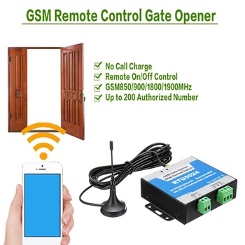 RTU5024 GSM Poarta de Deschidere a Comutatorului Releului fără Fir Control de la Distanță Ușa de Acces Timp de Antenă Gratuit Apel 850/900/1800/1900MHz de Deschidere a Ușii