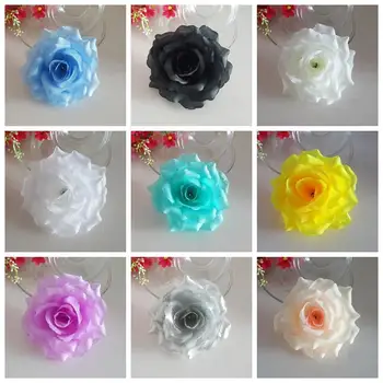 100BUC Flori Artificiale 10cm Silk Rose Capete pentru Nunta Acasă Decorare Petrecere de Crăciun, Flori False DIY Mireasa Cununa Garland