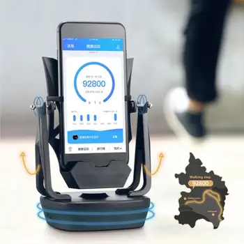 Automat se Agită Telefon Wiggler pentru WeChat Mișcare Numărul de Perie Pași Creative Telefon Leagăn Raft Decor Acasă Ornament