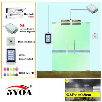 Fier RFID Control Acces Sistem Inteligent de Blocare a Ușii în condiții de Siguranță Kit Electronic Poarta Deschizator de Garaj Acasă Digital Set Eletric Magnetic