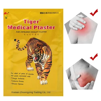 120pcs=15 saci de tigru unguent gât și dureri de umăr patch-uri pentru a calma medicale comune de artrita si dureri de picior patch