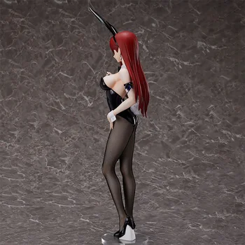 Eliberarea Fairy Tail Erza Scarlet Fata Bunny PVC Figura de Acțiune Anime Fata Sexy Figura Model de Colectare Jucarii Papusa Cadou