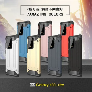 Pentru Samsung Galaxy S20 Ultra Caz Pentru Samsung S20 Ultra Bumper TPU si PC Armura Greu Capacul din Spate Pentru Samsung S20 Ultra Cazuri de Telefon