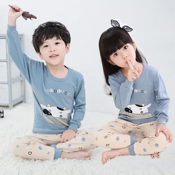 Toamna Copii Seturi De Pijama Copii Desene Animate Pijamas Homewear Îmbrăcăminte Pijamale Pentru Un Băiat De 12 Ani Pijamale De Bumbac Adolescenti Îmbrăcăminte De Noapte