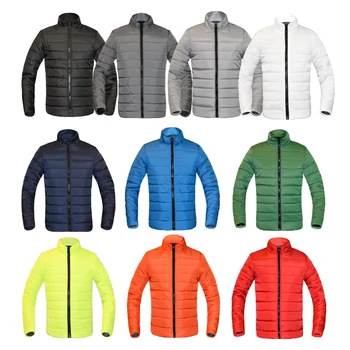 În timpul iernii 2020, haine pentru bărbați în culori solide și bumbac căptușit jachete cu gulere stand-up pentru bărbați le va ține de cald și grăsuț
