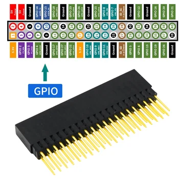 GPIO 2X20-Pin(40Pin) Extra Înalt de sex Feminin Stivuire Antet cu Bază Acrilică pentru Raspberry Pi A+ Pi Model B+ Pi 2 3 4B