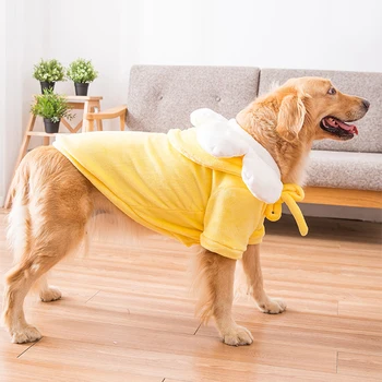 Câine Mare Pijamale Casual Uzura Acasă Toamna Iarna Cald Moale Flanel Drăguț Câini Imbrăcăminte Pentru Câini De Talie Mare Labrador Doberman De Companie Haine