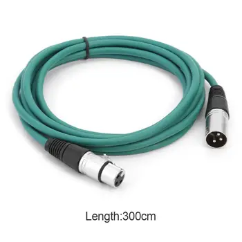 3m 3Pin XLR de sex Masculin să XLR de sex Feminin Cablu Audio Microfon Mixer Adaptor pentru Cablul de Sârmă Utilizate pe scară Largă în Audio Tuner Radio Chitara