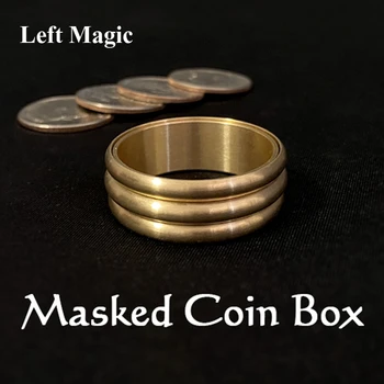 Mascat Cutii Pentru Monede Trucuri Magice Cu Monede Apar Magia Magician Aproape Iluzii Pusti De Elemente De Recuzită De Mentalism Produce Moneda Tambur Cutie Magica