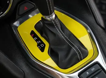 Tabloul de bord GPS Cadru Lumini de Lectură Viteze de Aerisire Volan Tapiterie Interior Galben ABS Pentru Chevrolet Camaro 17 Gratuite Nava
