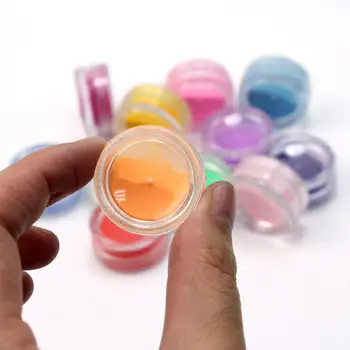 Fierbinte 12 BUC se Amestecă Pulbere de Culoare Praf Set Decor Pentru Efect 3D Nail Art Decor
