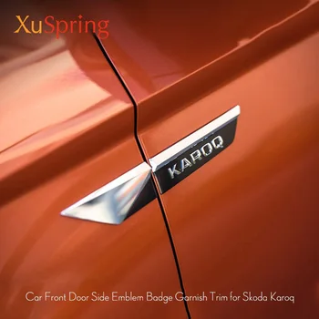 Pentru Skoda Karoq 2017 2018 2019 2020 Portiera Laterală Emblema, Insigna Aripa Originala Fender Autocolant Tapiterie Auto Styling 4buc/Set