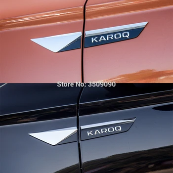 Pentru Skoda Karoq 2017 2018 2019 2020 Portiera Laterală Emblema, Insigna Aripa Originala Fender Autocolant Tapiterie Auto Styling 4buc/Set