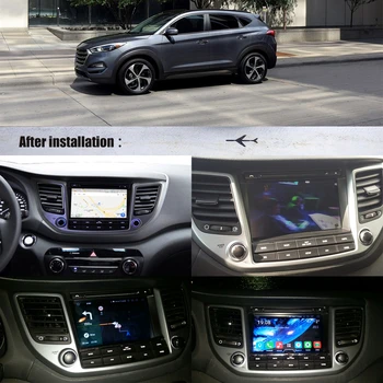 Masina de Player Multimedia Pentru Hyundai Tucson IX35 2017 - 2018 Android Radio Casetofon Stereo DVD PX6 GPS Navi unitatea de Cap